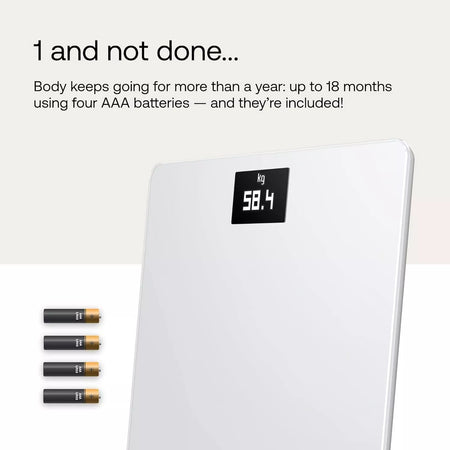Withings Body Digital Wi-Fi Smart Scale with BMI, Pregnancy Tracker & Baby Mode