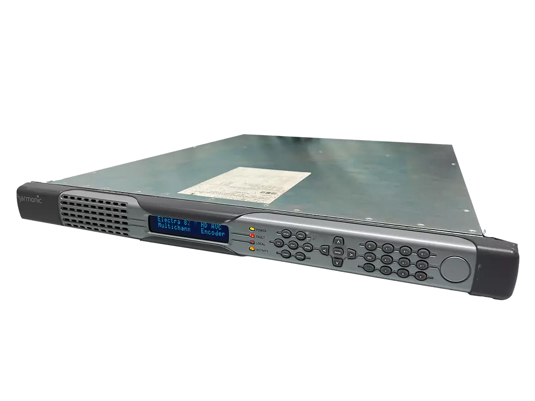 Harmonic Electra 8240 HD AVC 4 Channel SD/HD MPEG-2 and MPEG-4 Encoder 2x IOM-FL