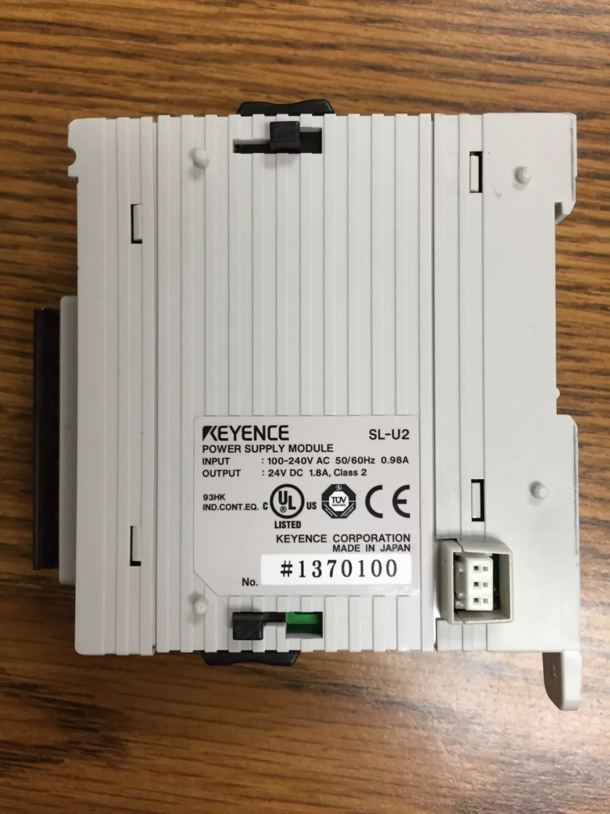 Keyence SL-U2 Power Supply Module for Safety Light Curtain 24VDC 1.8A