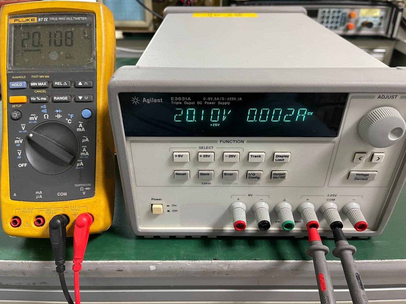 Agilent E3631A Triple Output DC Power Supply _ KR01127735 – XG eqpt