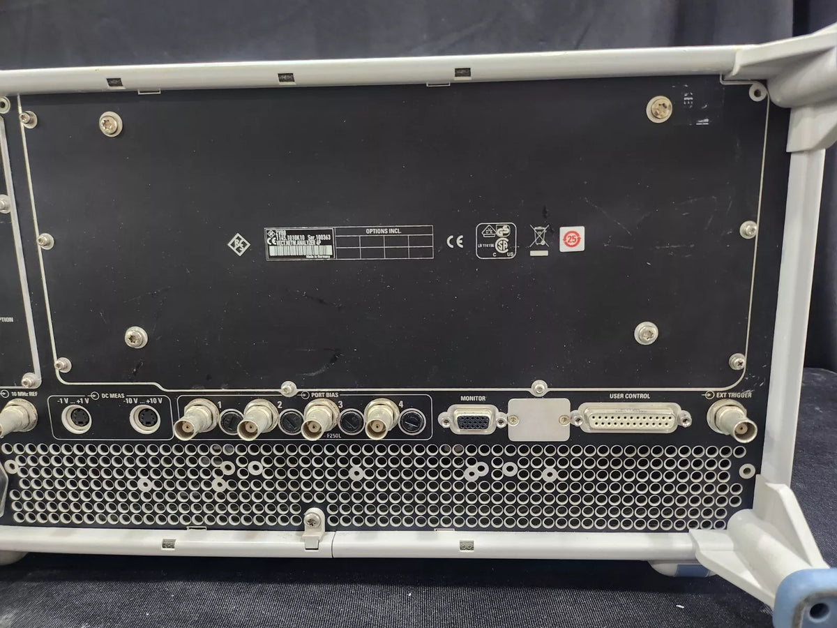 R&S ZVB8 Vector Network Analyzer 300 kHz to 8 GHz As-is (0363)