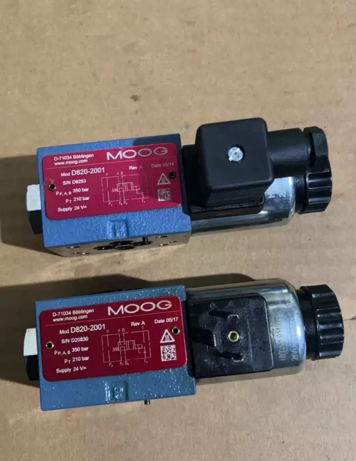 Moog D820-2001 Industrial Pressure Transmitter