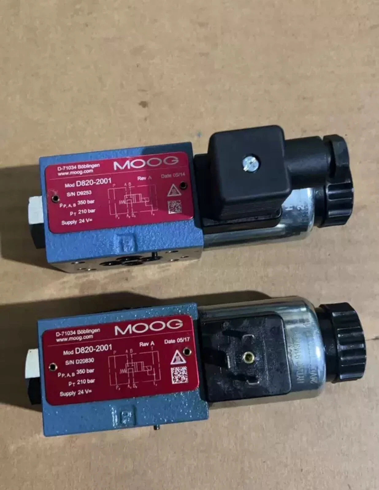 Moog D820-2001 Industrial Pressure Transmitter