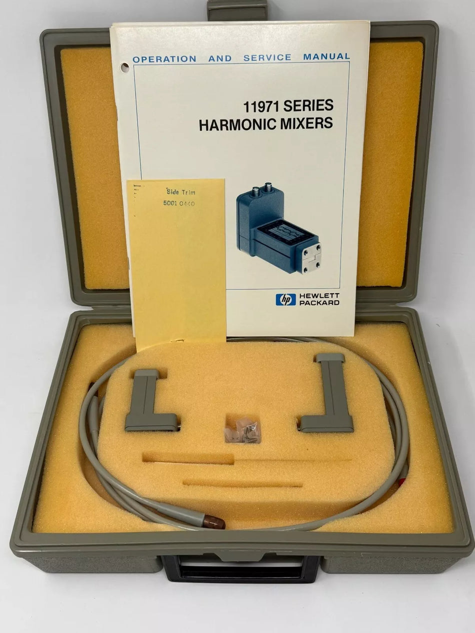 HP Agilent 8569B Spectrum Analyzer with Opt. E43 Harmonic Mixer Set 18-40GHz