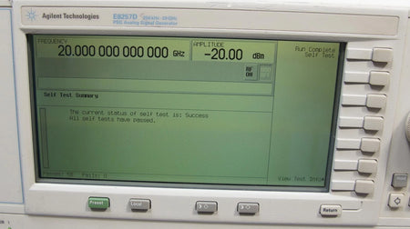Agilent E8257D PSG 250kHz -20GHz Analog Signal Generator 1E1 1ED 520 UNT UNU