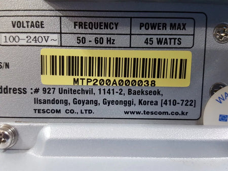 Tescom MTP200A Wi-Fi Manufacturing Tester with Optional S200-10 (0038)