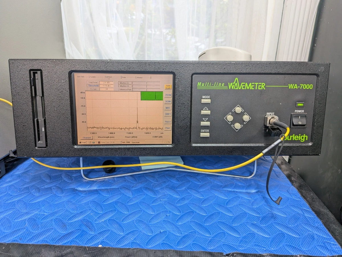 🔥Burleigh WA-7000 Wavemeter Multiline Wavelength  Meter Spec An PWR Meter Cal'd