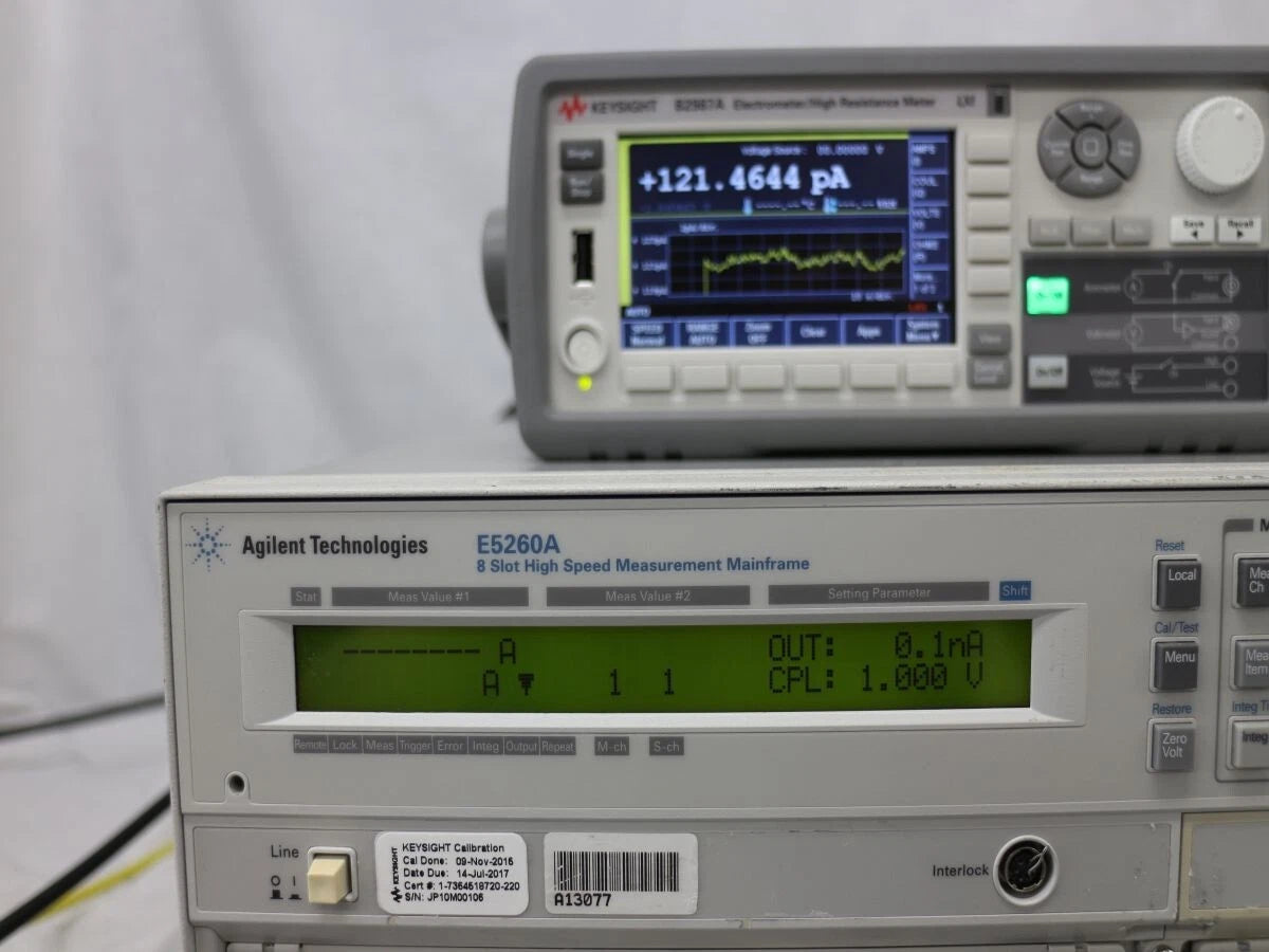 Agilent E5260A E5291A*8 IV Analyzer 8-Slot Mainframe Support