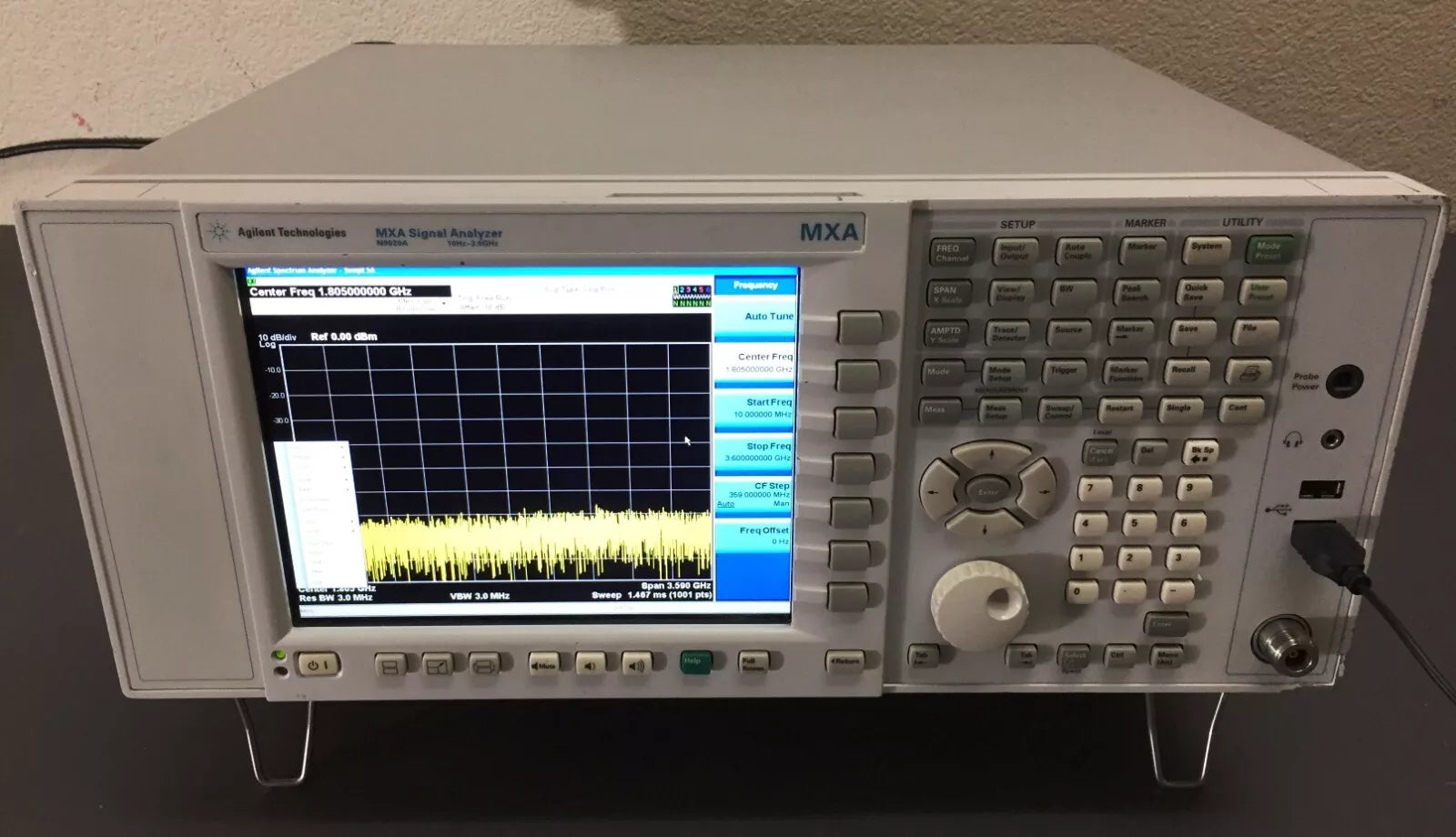 Agilent/Keysight N9020A MXA Signal Analyzer 10Hz - 3.6GHz
