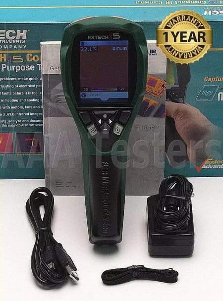Extech FLIR i5 9Hz 100 x 100 Infrared Thermal Imaging Camera IR Imager - XG eqpt