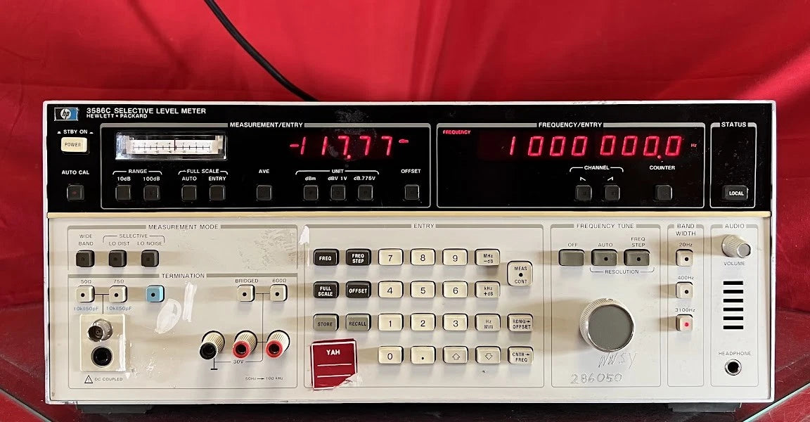 Agilent/Keysight 3586C H37 Selective Level Meter 2511A01808