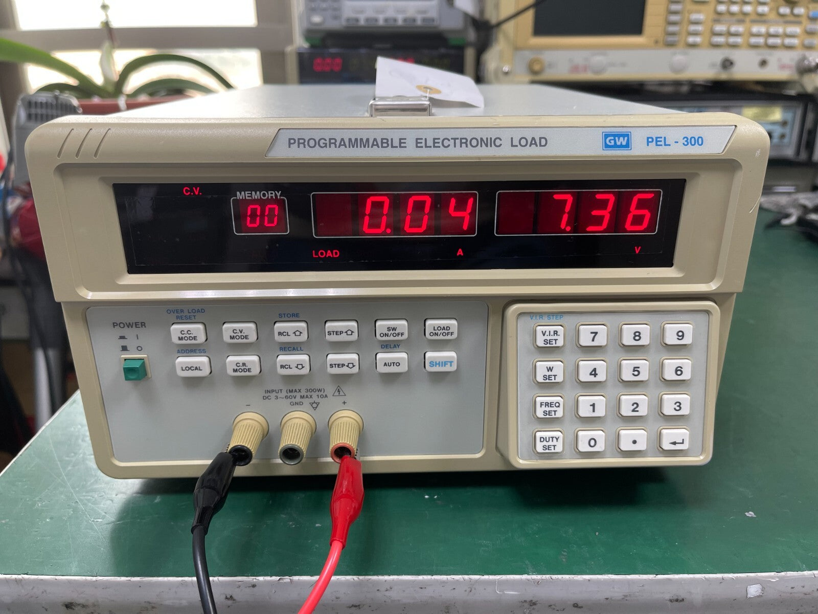 GW Instek PEL-300 Programmable Electronic Load 300W , 3-60V , 6mA-60A - XG eqpt