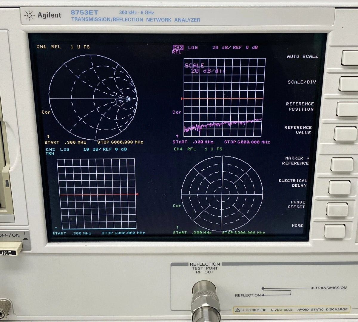 Agilent 8753ET/004/006 300KHz-6GHz Network Analyzer