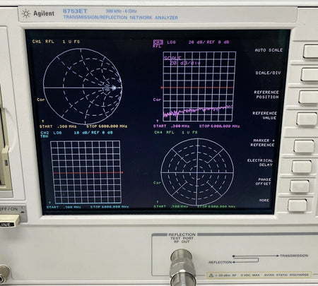 Agilent 8753ET/004/006 300KHz-6GHz Network Analyzer