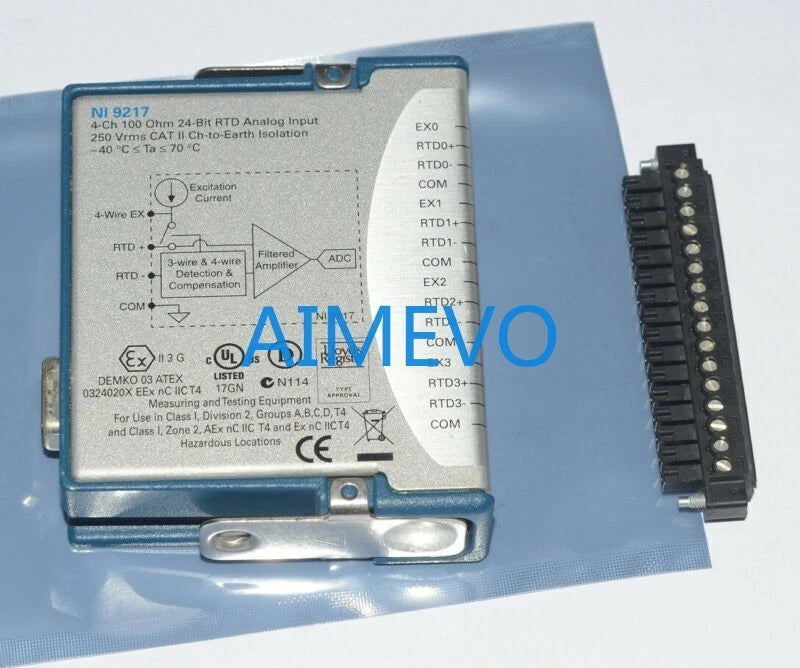 National Instruments NI 9217 cDAQ Temperature RTD Input Module 192547E-01L