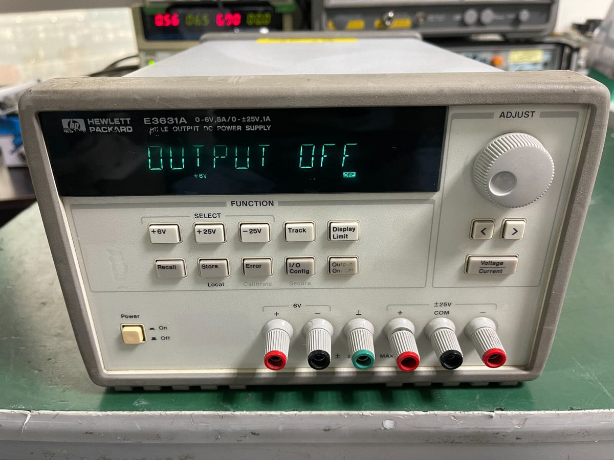 HP Agilent E3631A Triple Output DC Power Supply w/ Opt. 0E9 _6409 - XG eqpt