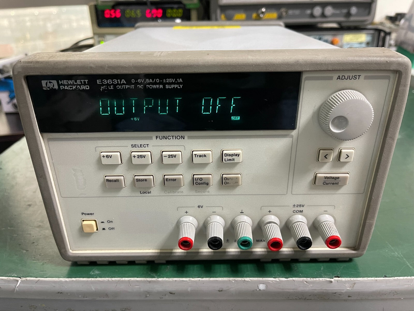 HP Agilent E3631A Triple Output DC Power Supply w/ Opt. 0E9 _6409 - XG eqpt