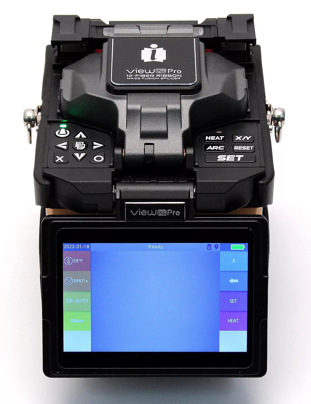 INNO View 12R Pro SM MM Mass Fiber Ribbon Fusion Splicer w/ V10 Pro Cleaver - XG eqpt