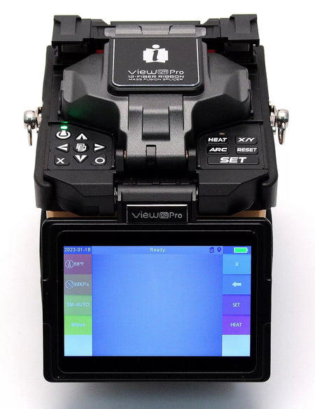 INNO View 12R Pro SM MM Mass Fiber Ribbon Fusion Splicer w/ V10 Pro Cleaver - XG eqpt
