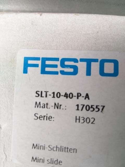FESTO SLT-10-40-P-A Slide Table Cylinder