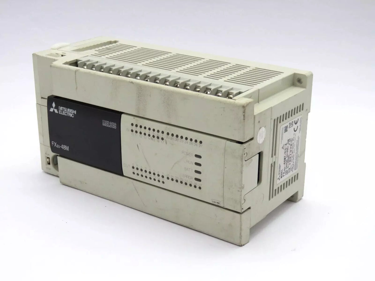 Mitsubishi FX3U-48M Base Programmable Controller 100-240 VAC