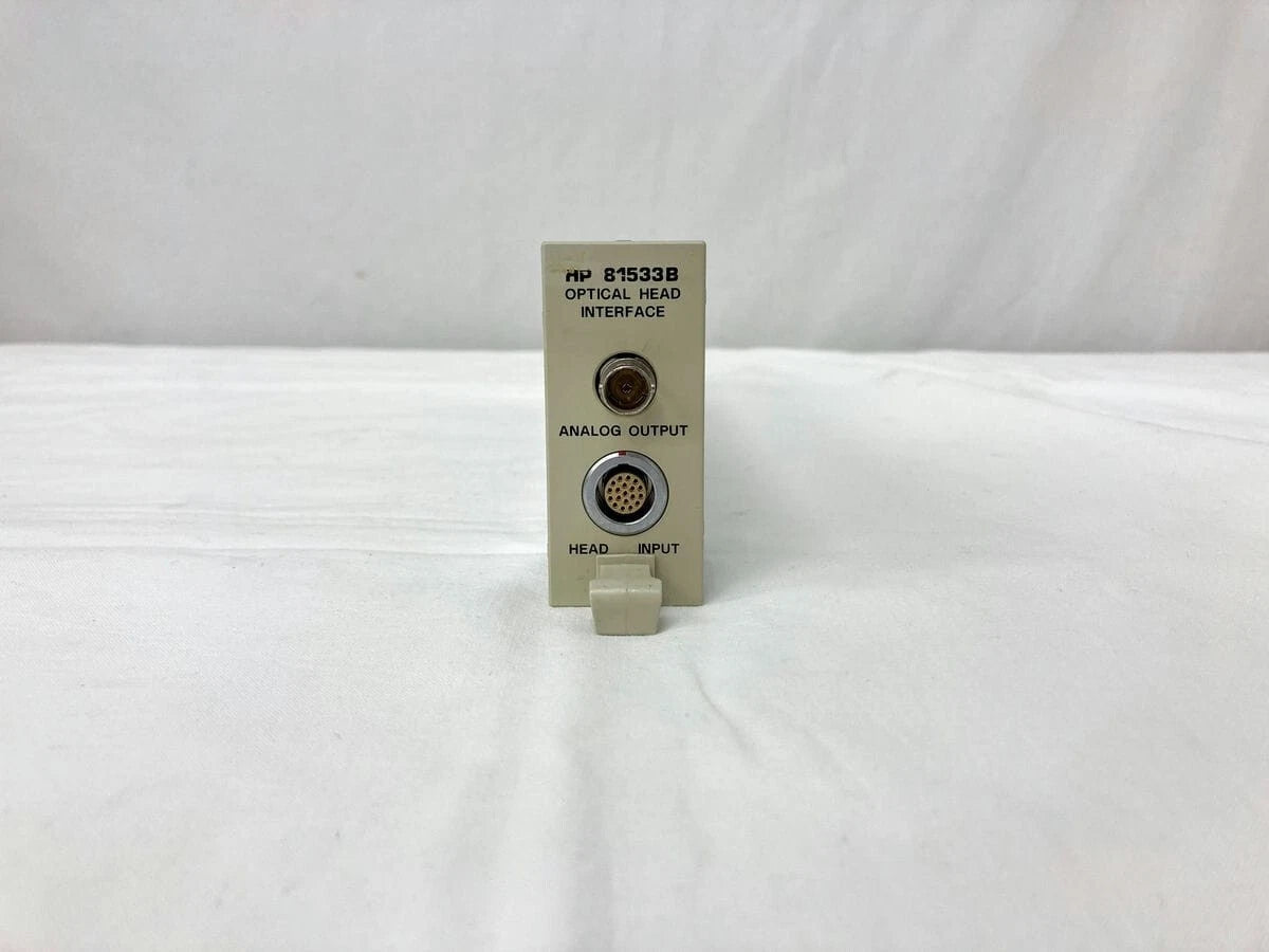 HP 81533B Optical Head Interface for Precise Optical Signal Detection