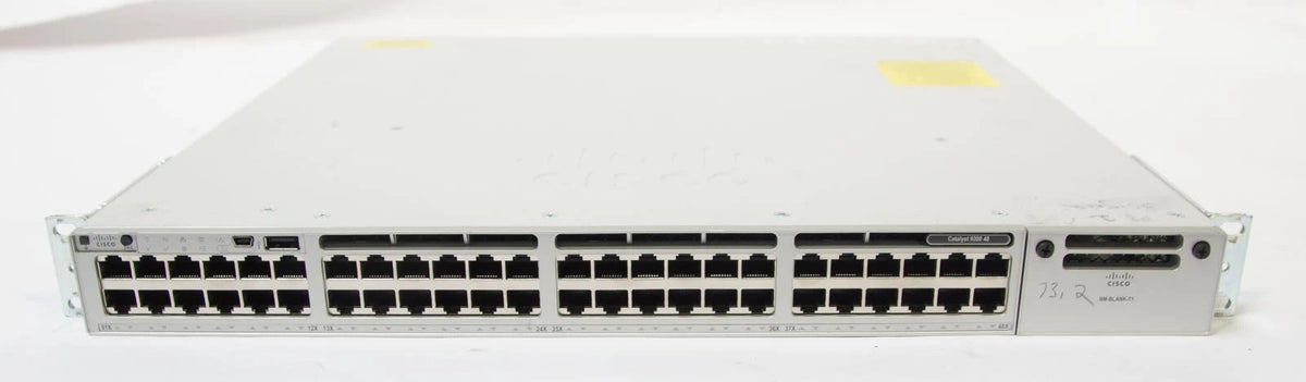 Cisco Catalyst 9300 Series 48 Port Switch C9300-48T-E with 1x 350W AC PSU