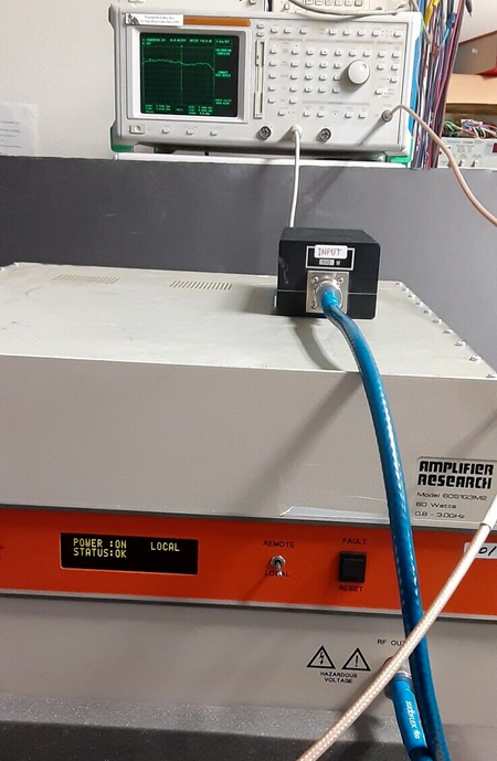 RF Power Amplifier 800 MHz to 3 GHz 60 Watt by Amplifier Research