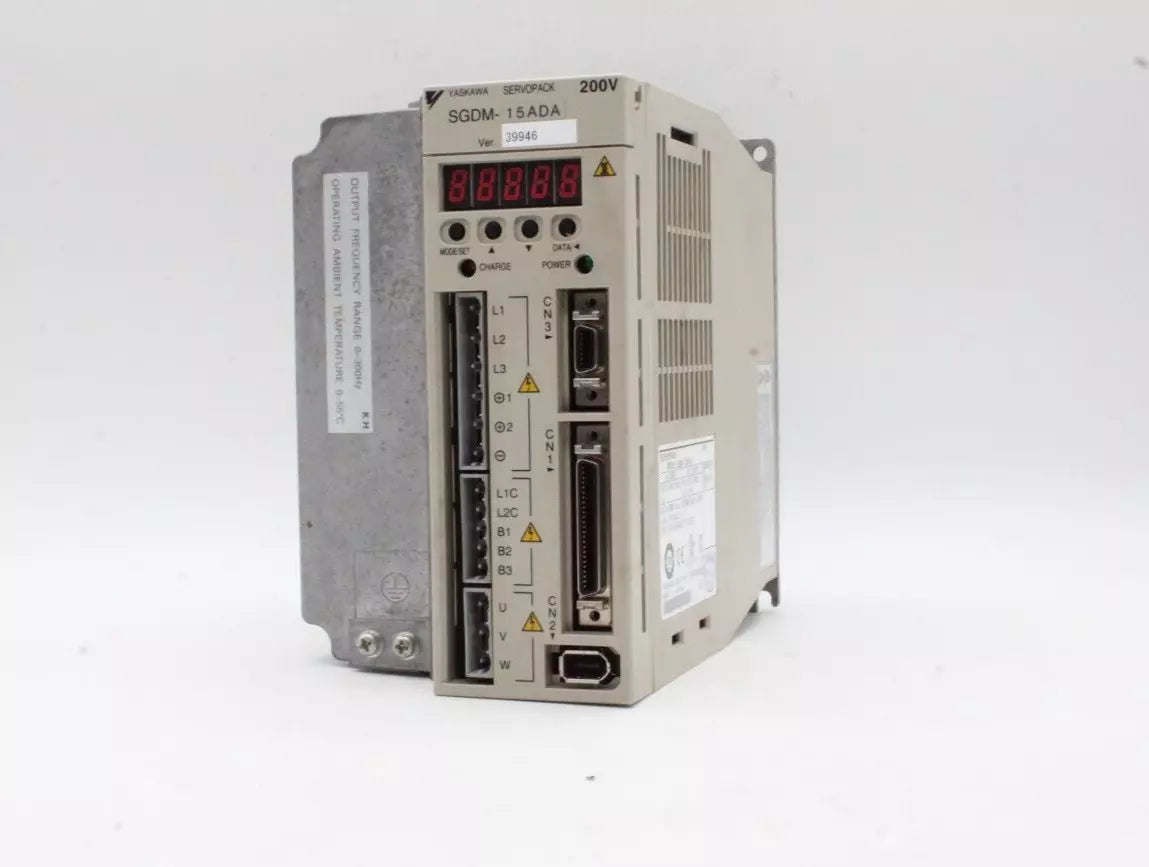 YASKAWA SGDM-15ADA AC Servo Drive 1.5KW 3-Phase 2HP SIGMA SERIES