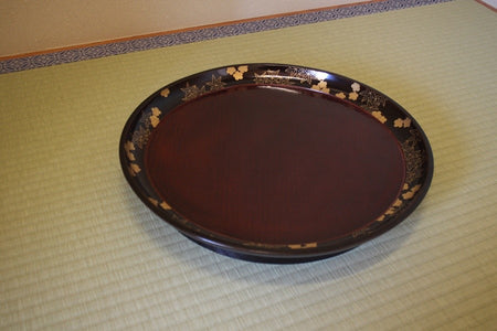 Old Lacquer Plate by Japanese