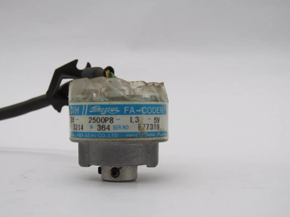 TAMAGAWA FA-CODER TS5214N364 Encoder 5V 2500 Pulses 8 Pole for SVM-210