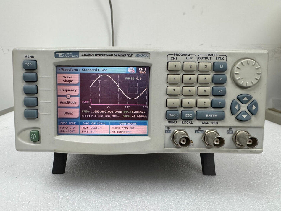 Tabor WW2572 Dual-Channel Arbitrary Waveform Generator - XG eqpt