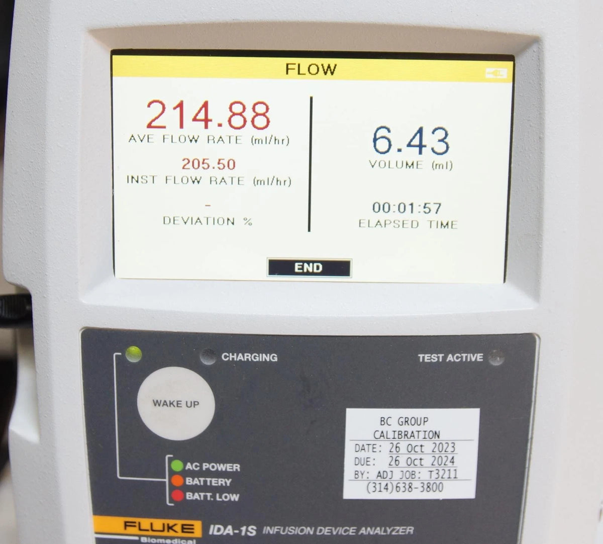 Fluke Biomedical / Bio Tek IDA-1S Infusion Device Analyzer