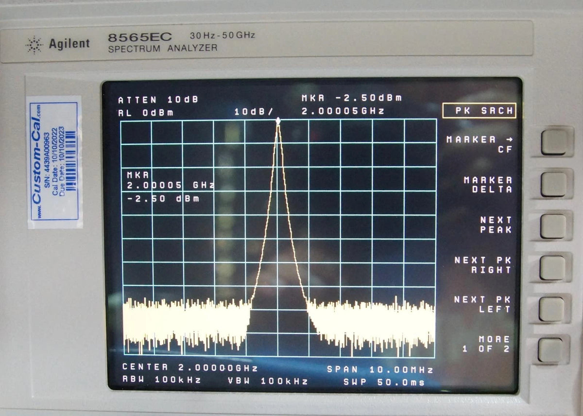 Agilent E4438C 2GHz ESG Vector Signal Generator OPT 1E5 502