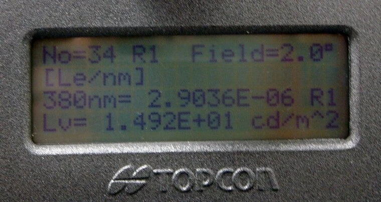 TOPCON SR-2 380nm-780nm Spectroradiometer