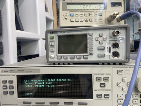 HP Agilent 83650B 10MHz-50GHz Sweep Swept Signal Generator 1, 2, 8! Cal’d!