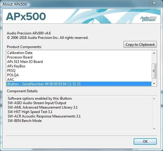 Audio Precision APX515 Audio Analyzer for High-precision Audio Testing