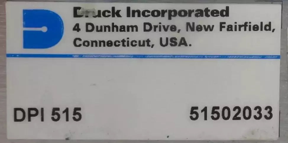Druck DPI 515 Digital Pressure Controller - Reliable Pressure Control