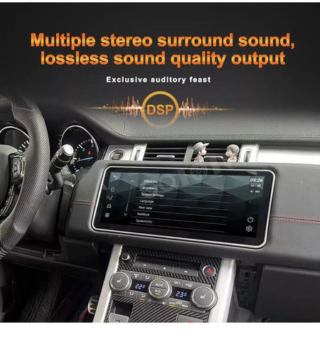 12.3"Android Car Radio 2Din Stereo GPS For Land Rover Range Rover Evoque 11-18