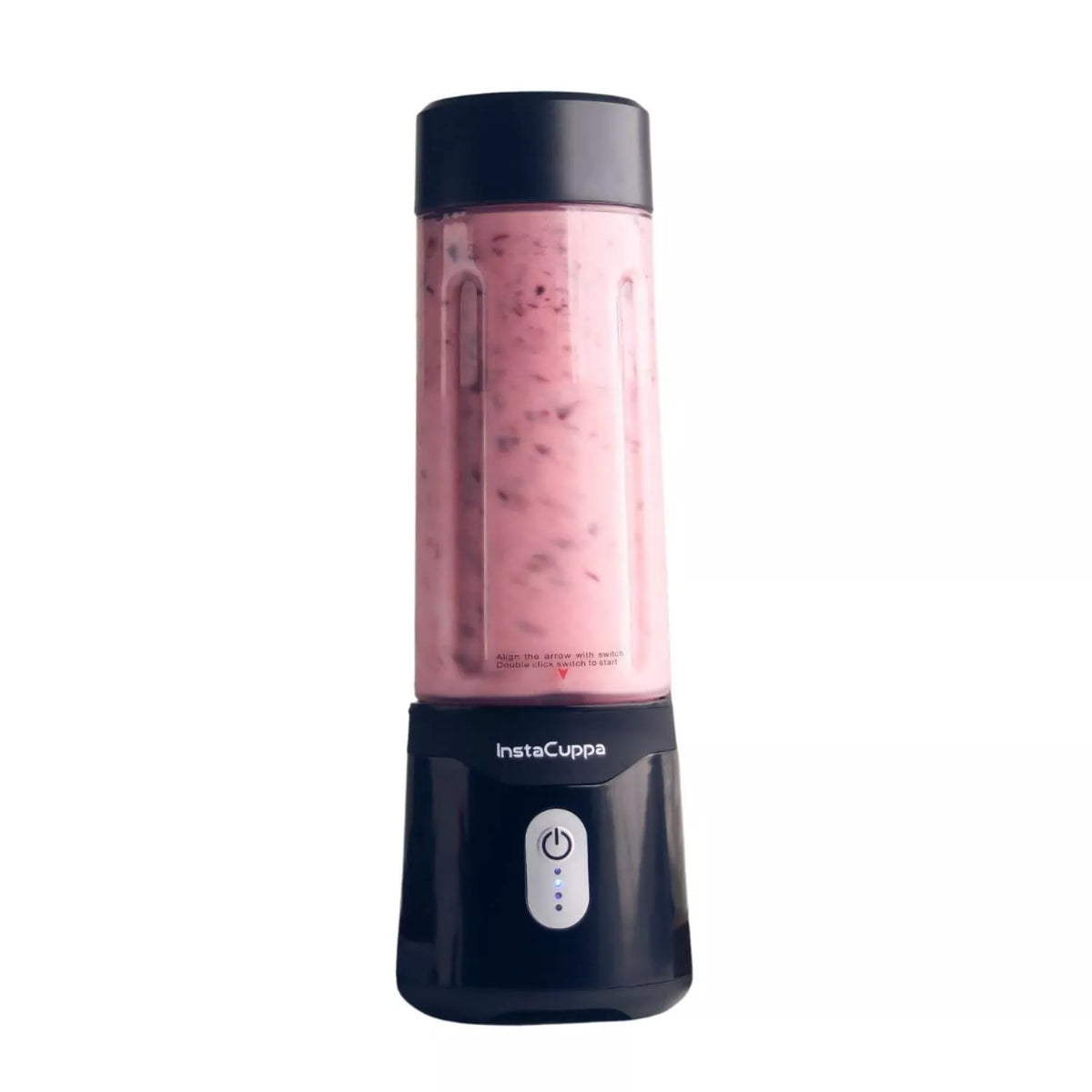 InstaCuppa Portable Blender USB Rechargeable 500ML for Smoothies & Ice Crushing