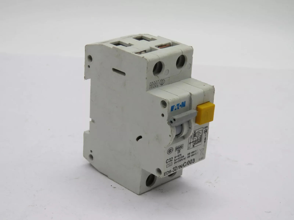 Eaton ED6-32 Earth Leakage Circuit Breaker ED6-32/1N/C/003 230V AC