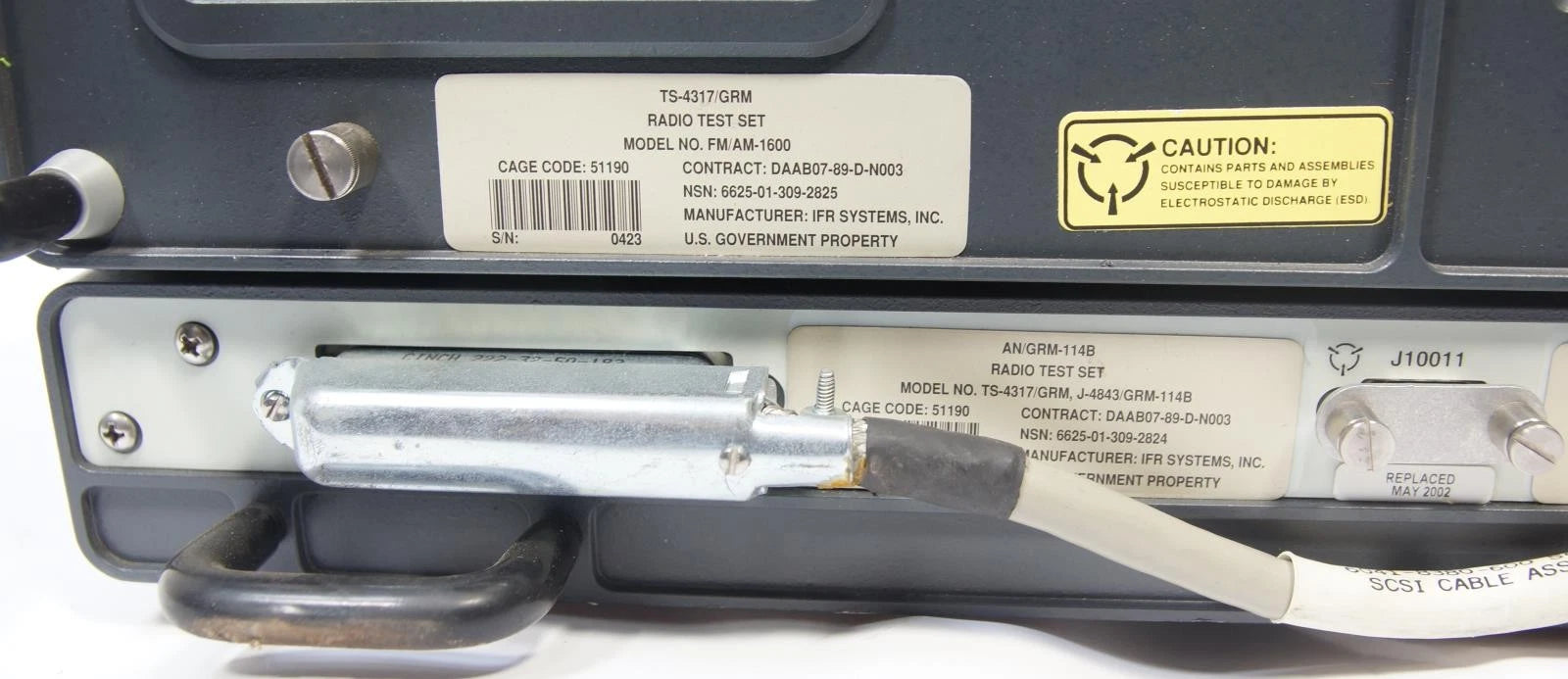 Aeroflex IFR FM/AM 1600 Communications Service Monitor with J-1601