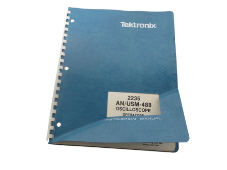 Original Tektronix 2235 AN/USM-488 Oscilloscope Instruction Manual