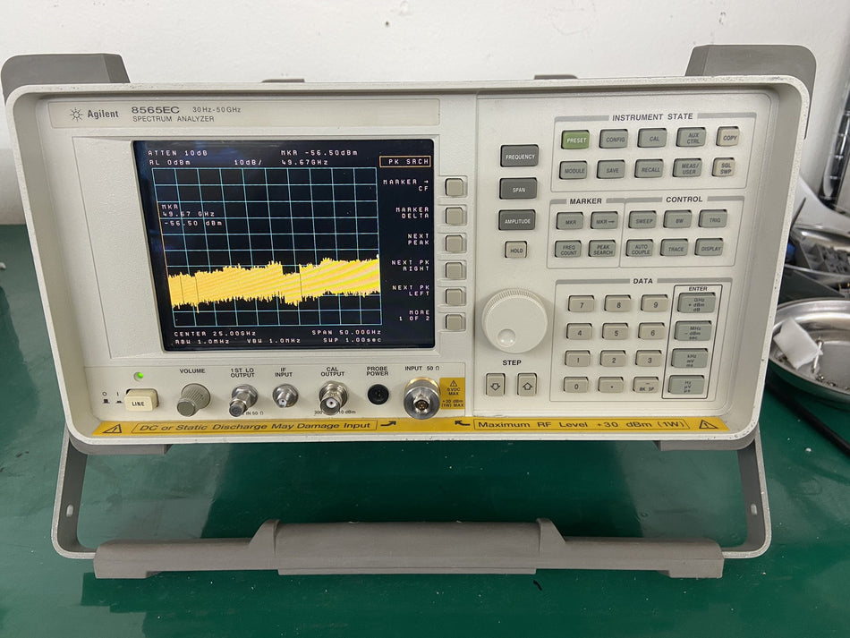 HP Agilent 8565EC Spectrum Analyzer Nist Cald W Opts 6.7, 8 Avail 20hz-50 Ghz