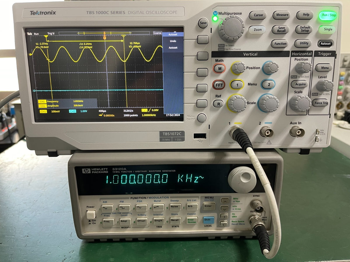 HP Agilent 33120A 15 MHz Function / Arbitrary Waveform Generator _6616 - XG eqpt