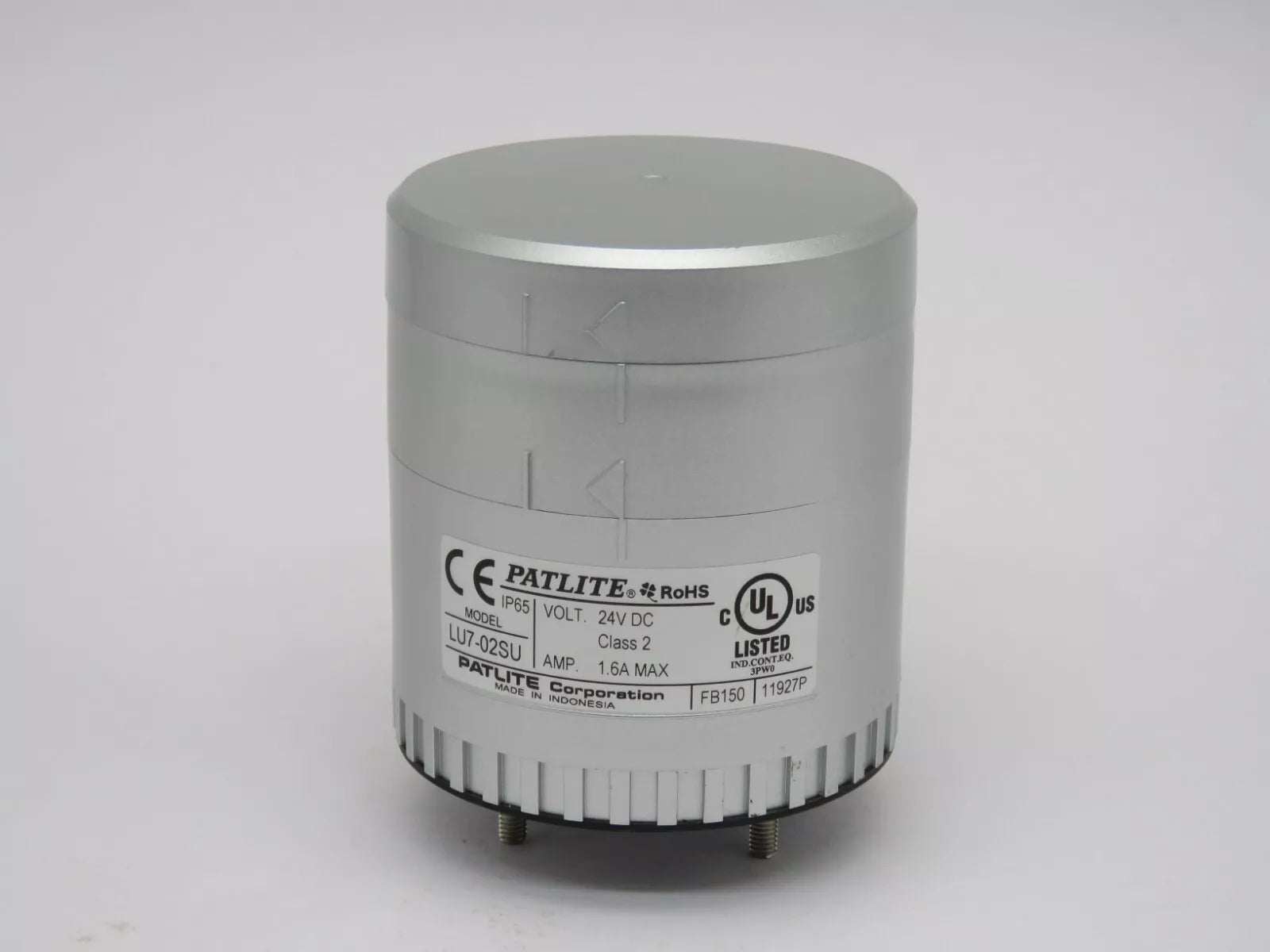 Patlite LU7-02SU Signal Tower Base Module Direct Mount 24V DC