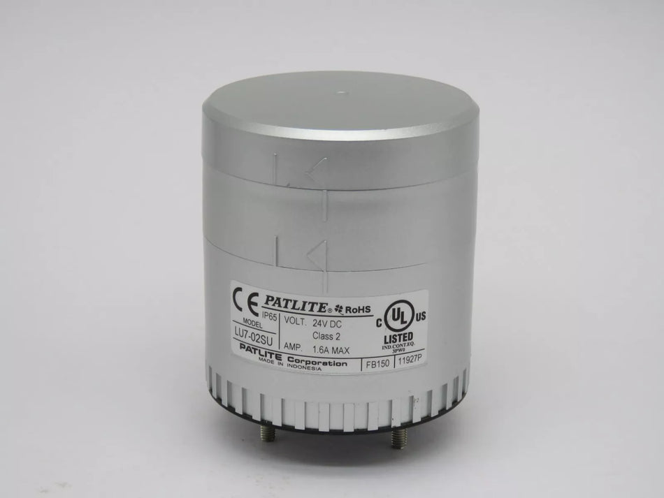 Patlite LU7-02SU Signal Tower Base Module Direct Mount 24V DC