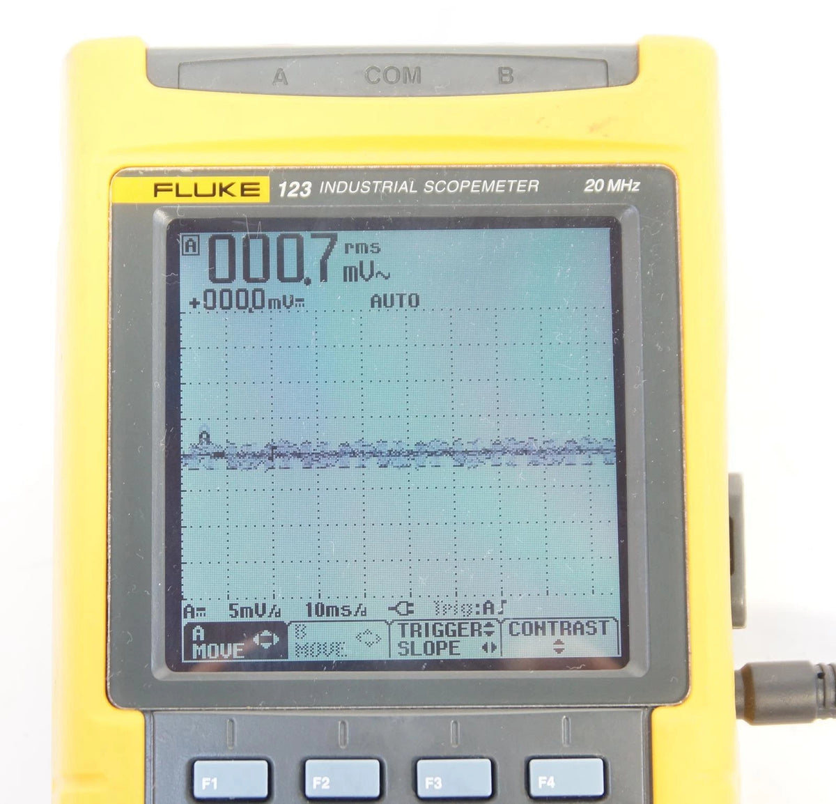 Fluke 123 Industrial ScopeMeter Oscilloscope/Multimeter/DMM/Scope Meter 20 MHz