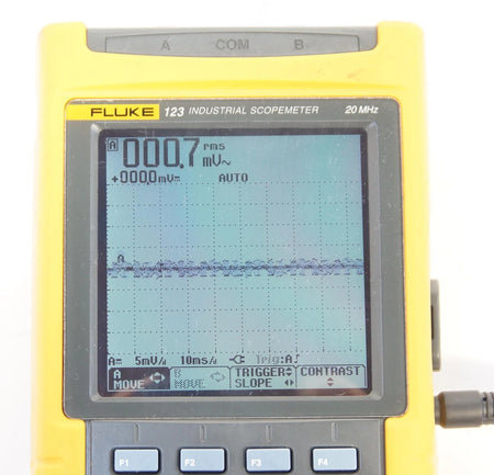 Fluke 123 Industrial ScopeMeter Oscilloscope/Multimeter/DMM/Scope Meter 20 MHz