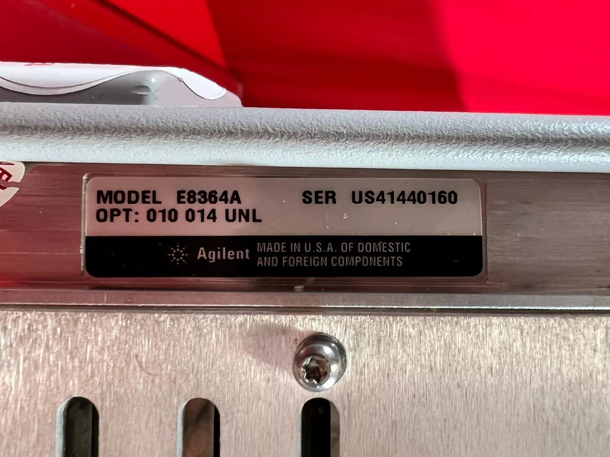 Agilent E8364B PNA Vector Network Analyzer with Multiple Options